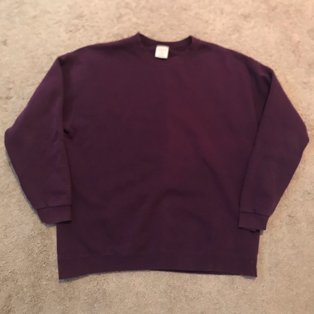 Purple oversized sweatshirt